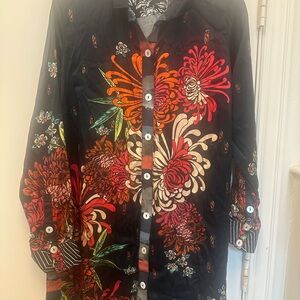 John Mark Multicolor Floral Shirt